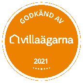 Certifikat av Villaägarna 2021