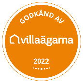 Certifikat av Villaägarna 2021